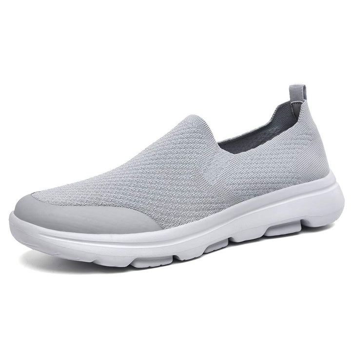 Puxowe Herren Slip On Schuhe Stricken Atmungsaktiv Leicht Freizeitschuhe Sneaker Shoes Männer 42 EU