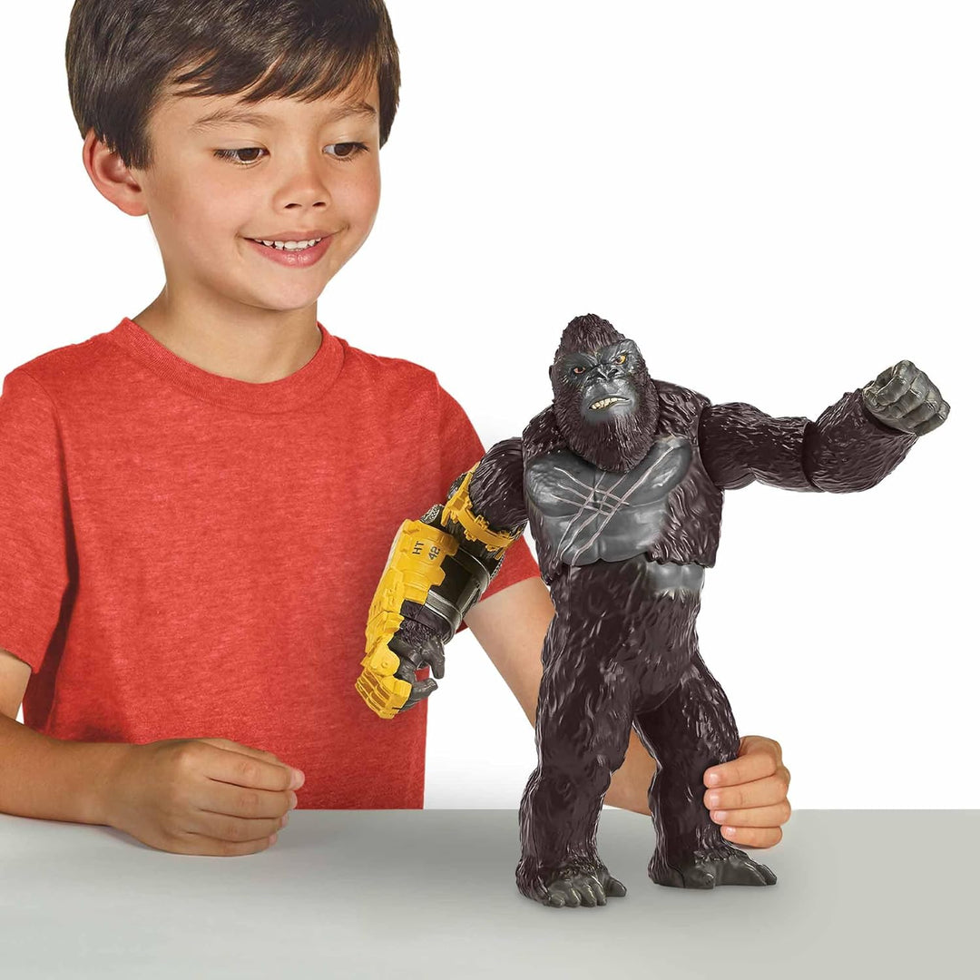 MonsterVerse Godzilla x Kong Giant Kong Roll N Battle – 28 cm Filmgetreue Figur mit Rad &amp; Drehbarem