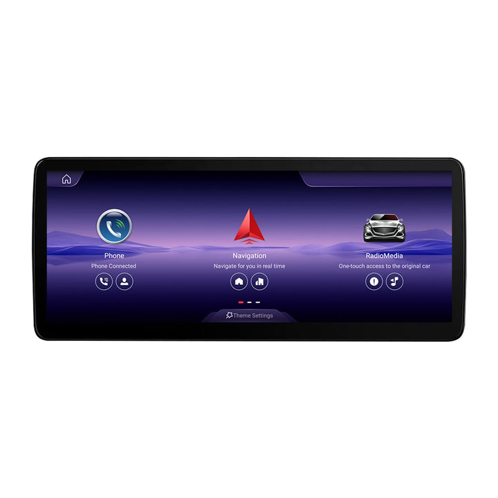 12.3" 2K HD Car Radio Screen 8GB+128GB Android 14.0 GPS for Mercedes C W205 GLC X253 NTG 5.0 8-Core