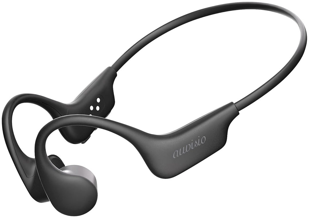 auvisio Knochenkopfhörer: Wasserdichter Knochenschall-Kopfhörer, Bluetooth 5.4, MP3, 32 GB, IP68 (Kn
