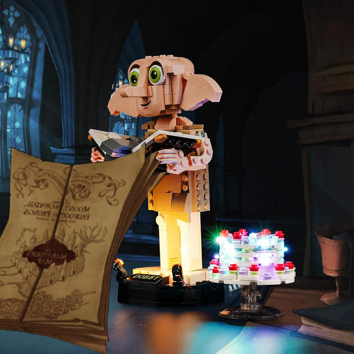 BrickBling Led Licht Set Kompatibel mit Lego Dobby The House-Elf (Kein Lego), Dekorationsbeleuchtung