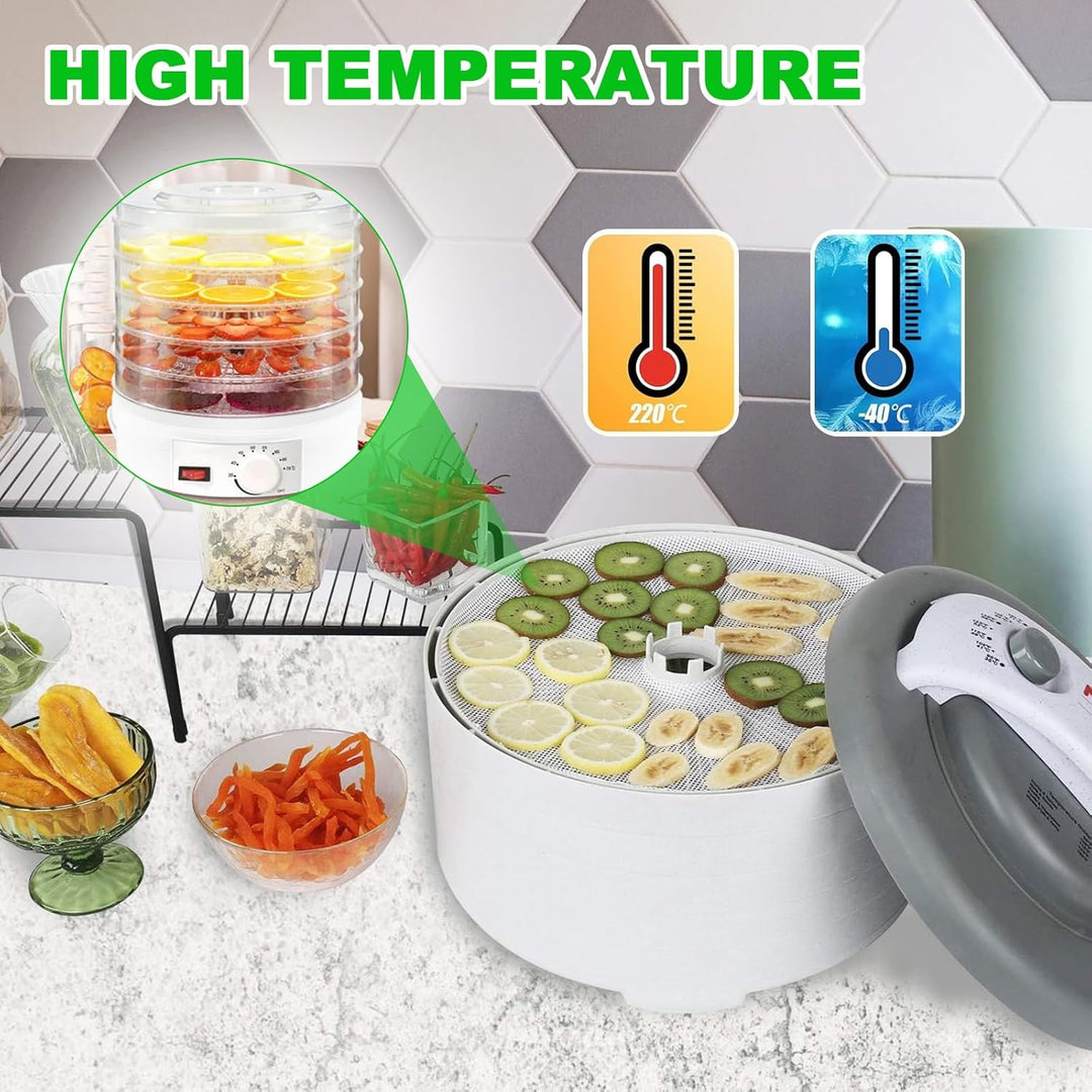 10 Stück Silikon Dehydrator Blätter, Runde Dehydrator Matten mit 1 Stück Küchenzange für Trocknen Vo