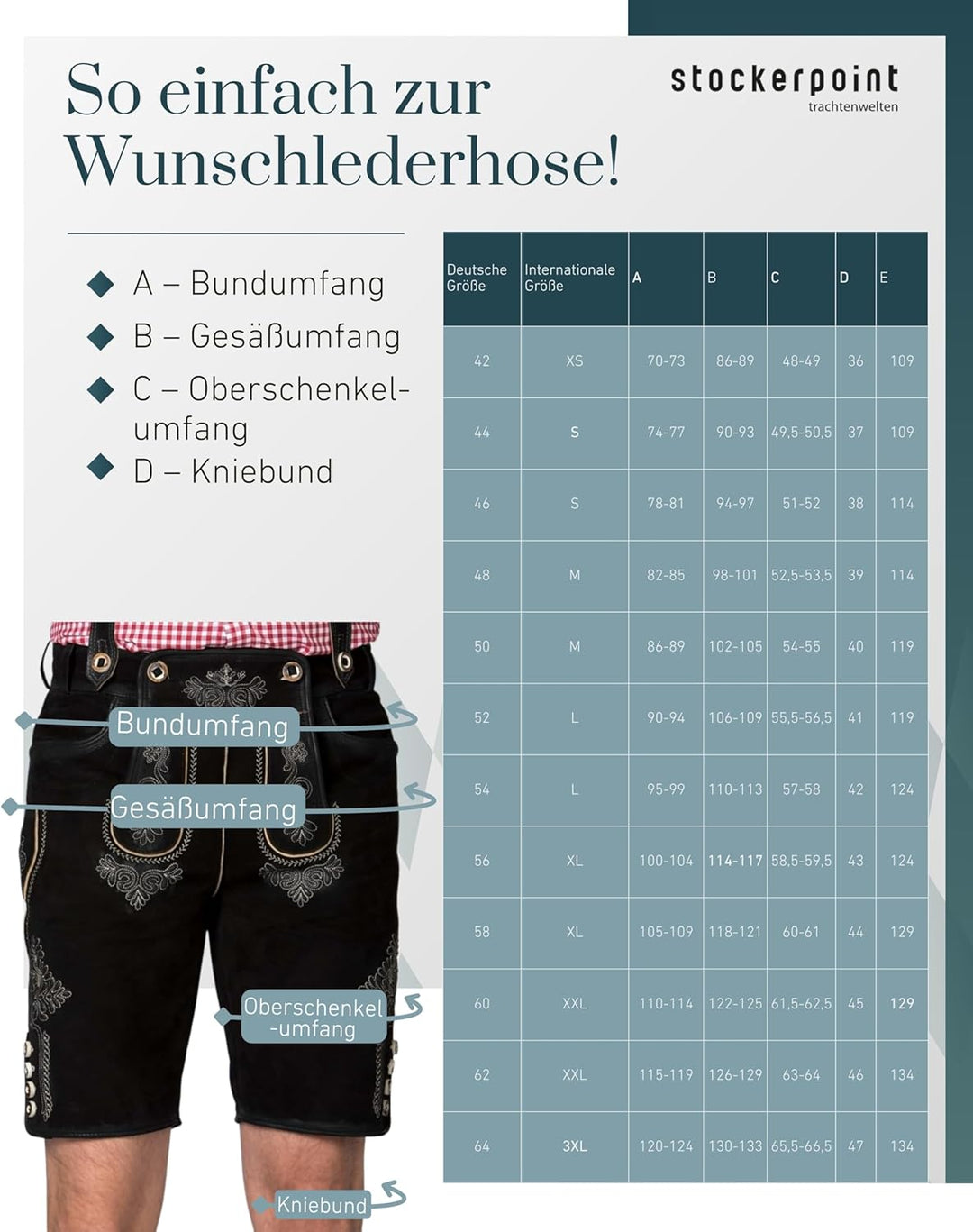Stockerpoint Herren Hose 46 Schwarz Gespeckt, 46 Schwarz Gespeckt