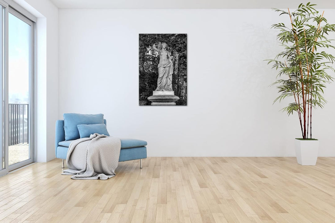 deyoli Skulptur der schönen Aphrodite Format: 80x60 als Leinwand, Effekt: Schwarz&Weiss, Motiv ferti