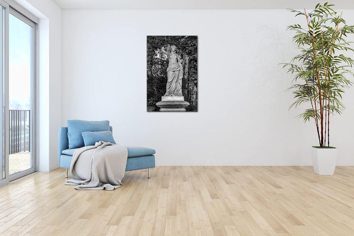 deyoli Skulptur der schönen Aphrodite Format: 80x60 als Leinwand, Effekt: Schwarz&Weiss, Motiv ferti