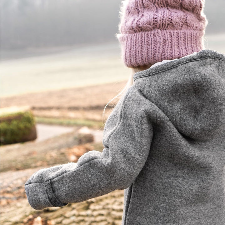 Ehrenkind® WALKOVERALL | Baby Wollwalk-Overalls aus Natur Schurwolle mit Reissverschluss | Walk Woll
