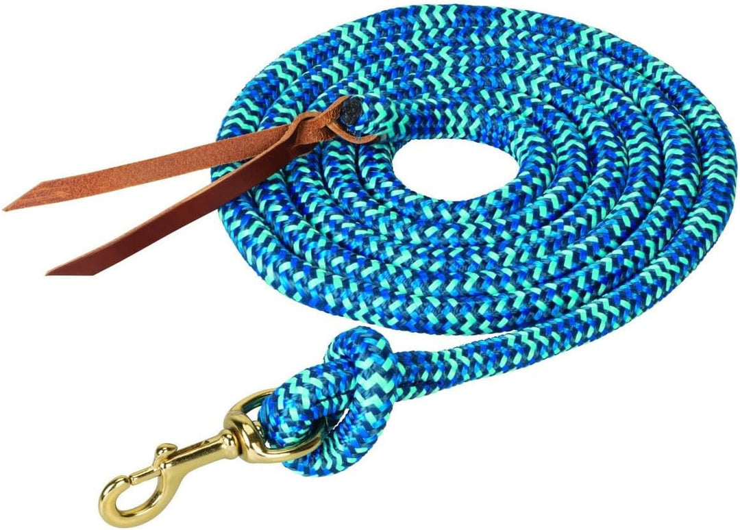 Weaver Leather Rough Out geöltes Brustkragen, Unisex-Erwachsene, Poly Cowboy Lead with Snap, 5/8" x