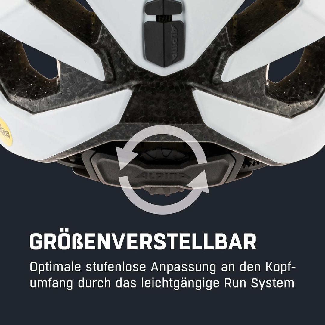 ALPINA PLOSE MIPS - Sicherer und Komfortabler MIPS Enduro & MTB Fahrradhelm Mit Antibakteriellen Pol