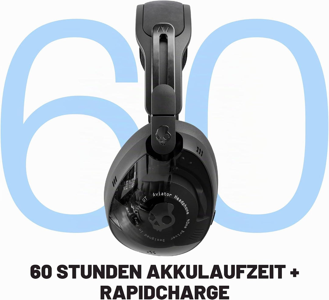 Skullcandy Aviator 900 ANC kabelloser Over-Ear-Bluetooth-Kopfhörer, THX Spatial Audio mit Head Track