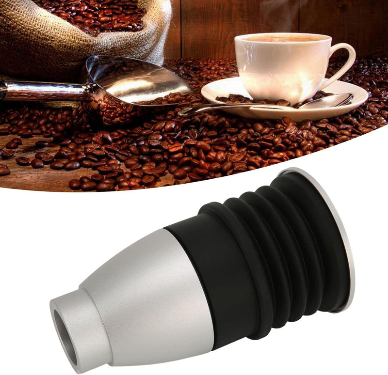 60g Kaffeemühle Single Dose Hopper, Espressobohnenmühle, Kaffeemühle aus Aluminiumlegierung, Blowing