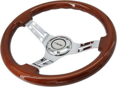 Simoni Racing DID Sportlenkrad A Kelch aus Holz, Schwarz