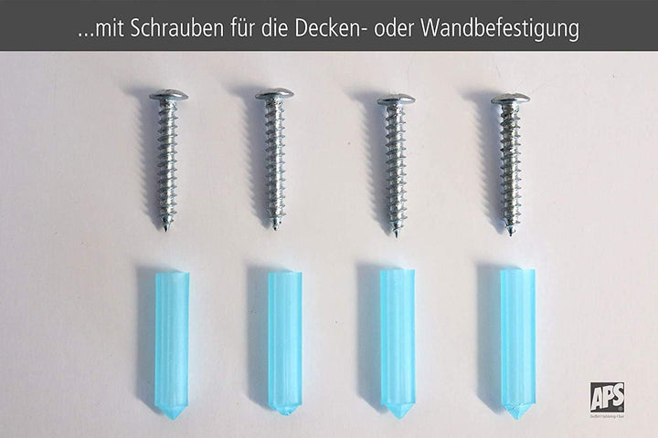 APS 93399 Gläserschiene, 29,5 x 32 x 6 cm, hochwertiger Gläserhalter aus verchromtem Weinglashalteru