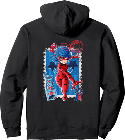 Miraculous 4th of July Ladybug Pullover Hoodie