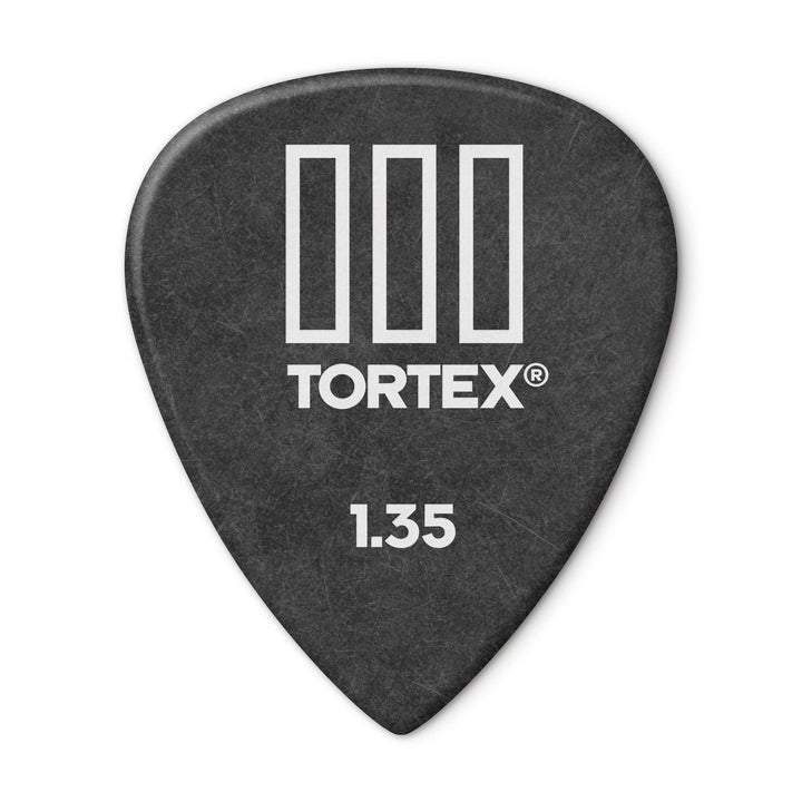 Médiators Jim Dunlop 1,35mm Tortex TIII 1,35mm sachet de 72 1,35mm Sachet de 72 Schwarz, 1,35mm Sach