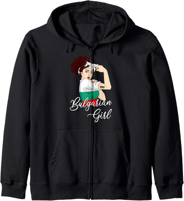 Bulgarisches Mädchen, bulgarisch Kapuzenjacke