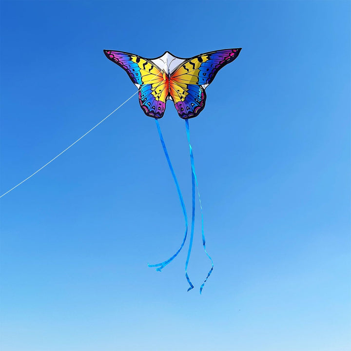 HONBO Schmetterling Drachen Butterfly Kites, flugdrachen für Kinder und Erwachsene,120x95cm with Lon