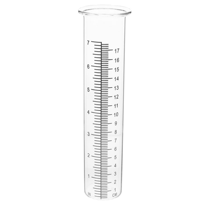 Toddmomy Regenmesser Ersatzglas, Niederschlagsmesser Messzylinder mit Skala, Frostsicherer Zylinder