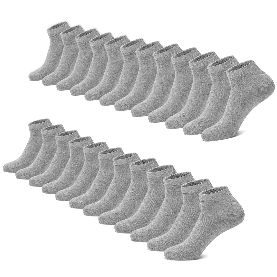 FALARY Sneaker Socken Herren & Damen bio Baumwolle 12 Paar Sneakersocken Kurze Socken Sportsocken Ha