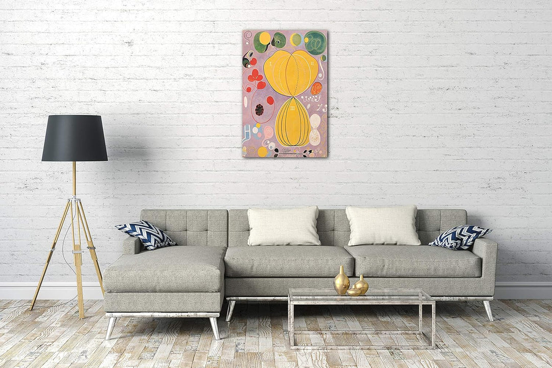 Printed Paintings Leinwand (60x80cm): Hilma af Klint - The Ten Largest, No 7, Adulthood (1907) 60x80