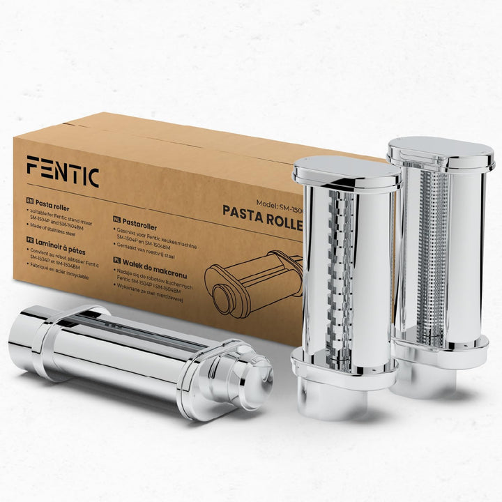 Fentic Set Pastaroller Spaghettischneider und Fettuccineschneider - Pasta Maker passend für Fentic S
