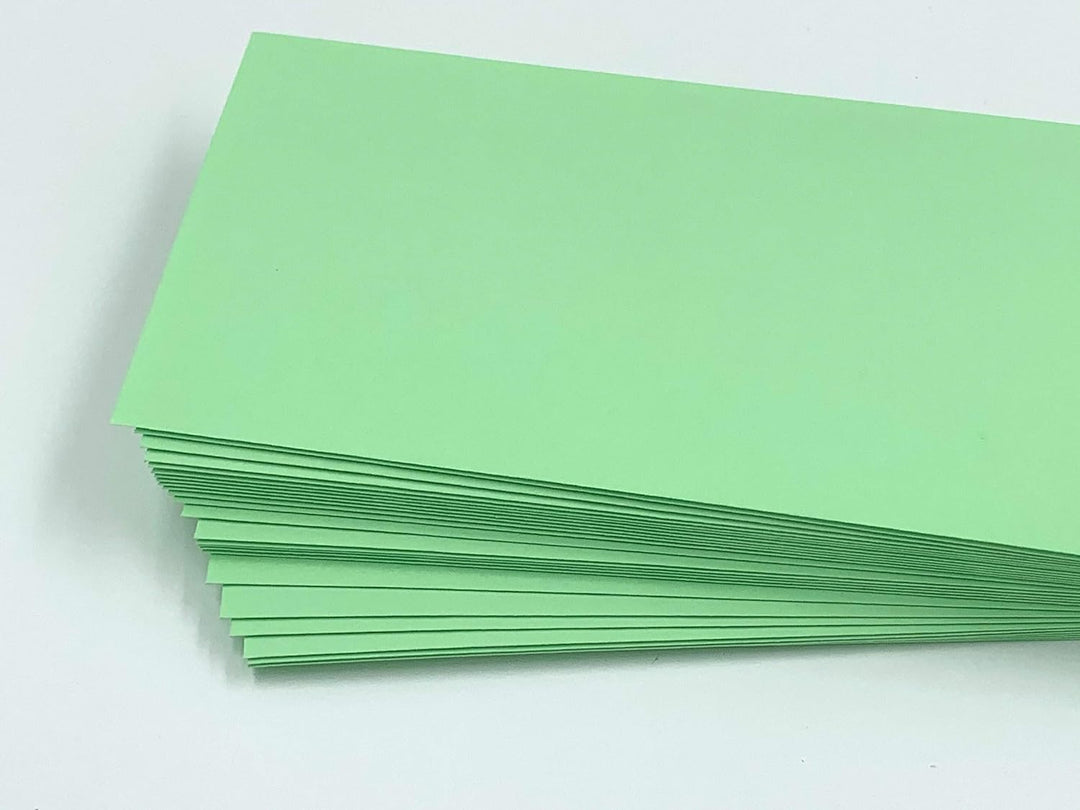 250 Umschläge, Hellgrün, Mintgrün, DIN lang = 220 x 110 mm, Abziehstreifen, Caribic von IGEPA