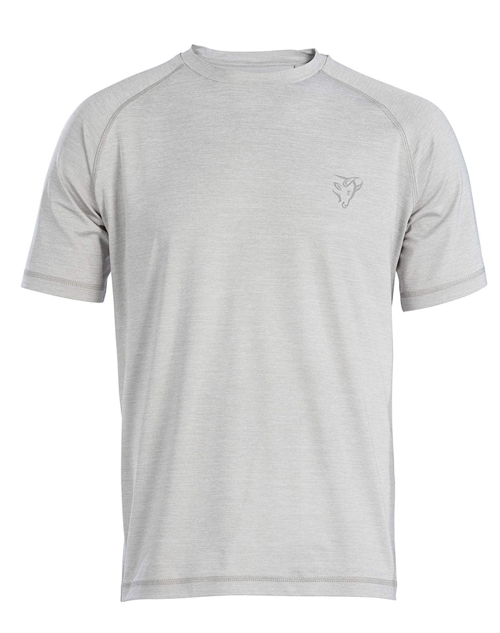 OX Tech Crew T-Shirt Grey - L L Grau, L Grau