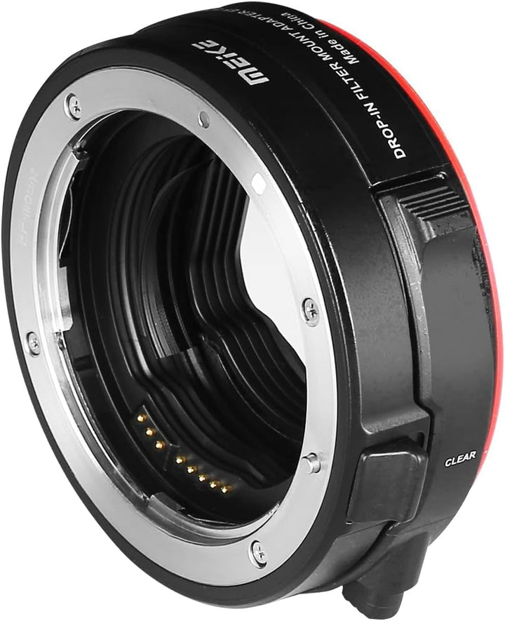 Meike MK-EFTR-C Drop-in Filter Mount Adapter Für Canon EF auf EOSR mit variablem ND-Filter und UV-Fi