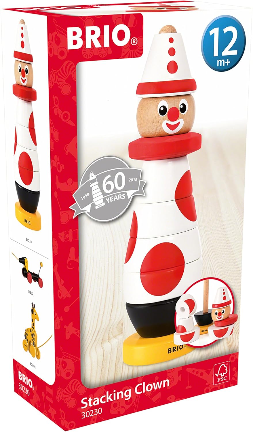 BRIO 30230 - Clown 60. Geburtstag