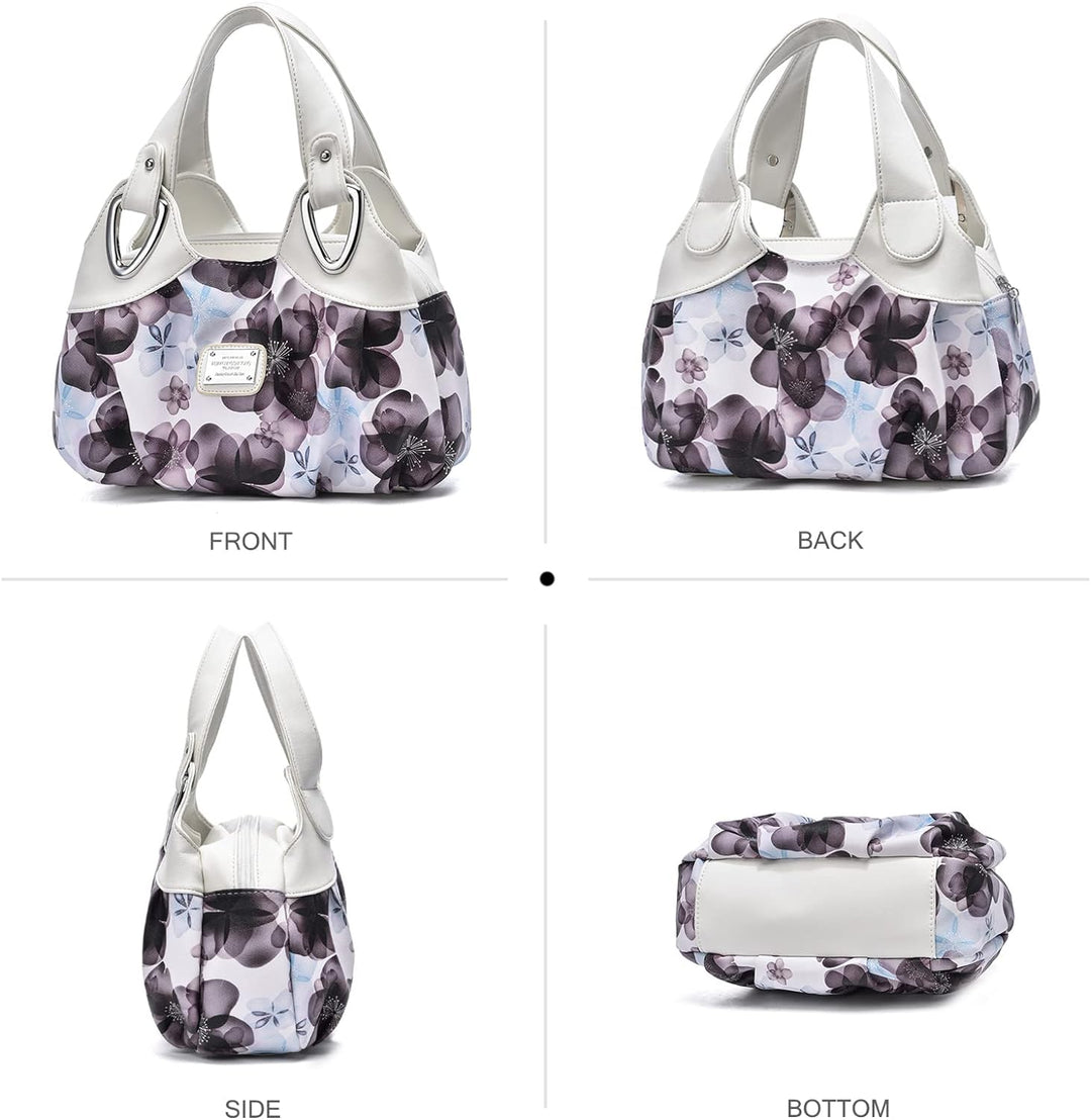 NICOLE &amp; DORIS Schultertasche Aktentasche Damen PU Leder Schick Shopper Handtasche Umhängetasche Tot