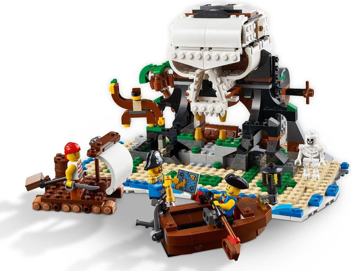 LEGO 31109 Creator 3-in-1 Piratenschiff, Taverne oder Totenkopfinsel Spielset