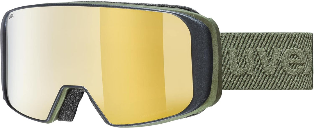 uvex Unisex Saga To Skibrille (1er Pack) Einheitsgrösse croco mat/gold-LGL clear, Einheitsgrösse cro