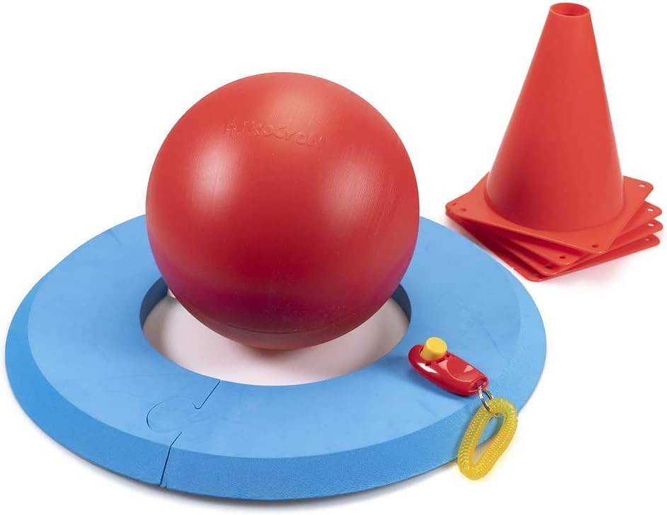 NATIV Golf Spielset für Hunde, Hundespielzeug, Agility-Set, Hundetraining