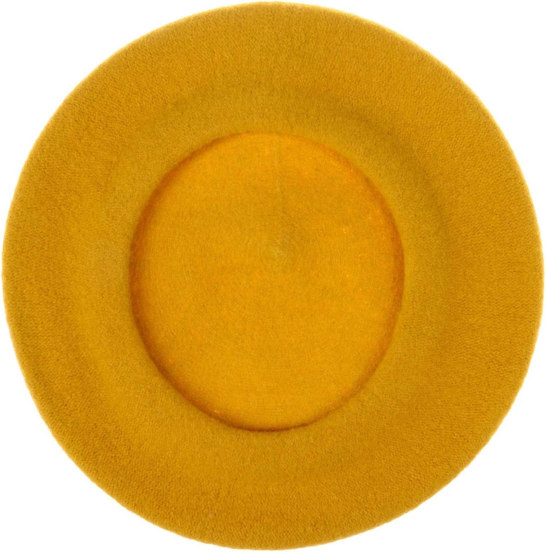 Seeberger Damenbaske Schurwolle Baskenmütze Wollbaske Winterbaske Schurwollmütze Damen - Herbst-Wint