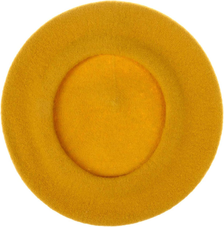 Seeberger Damenbaske Schurwolle Baskenmütze Wollbaske Winterbaske Schurwollmütze Damen - Herbst-Wint