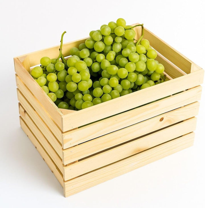 BAS Holzbox Kiste aus Holz 50x40x30cm - 2x Vintage Obstkiste - Apfelkiste für Dekoration, Lagerung &amp;