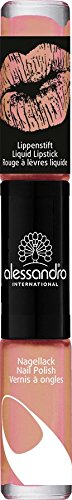 alessandro Perfect Pair 2in1 Lippenstift & Nagellack Mousse au Chocolat, 10 ml