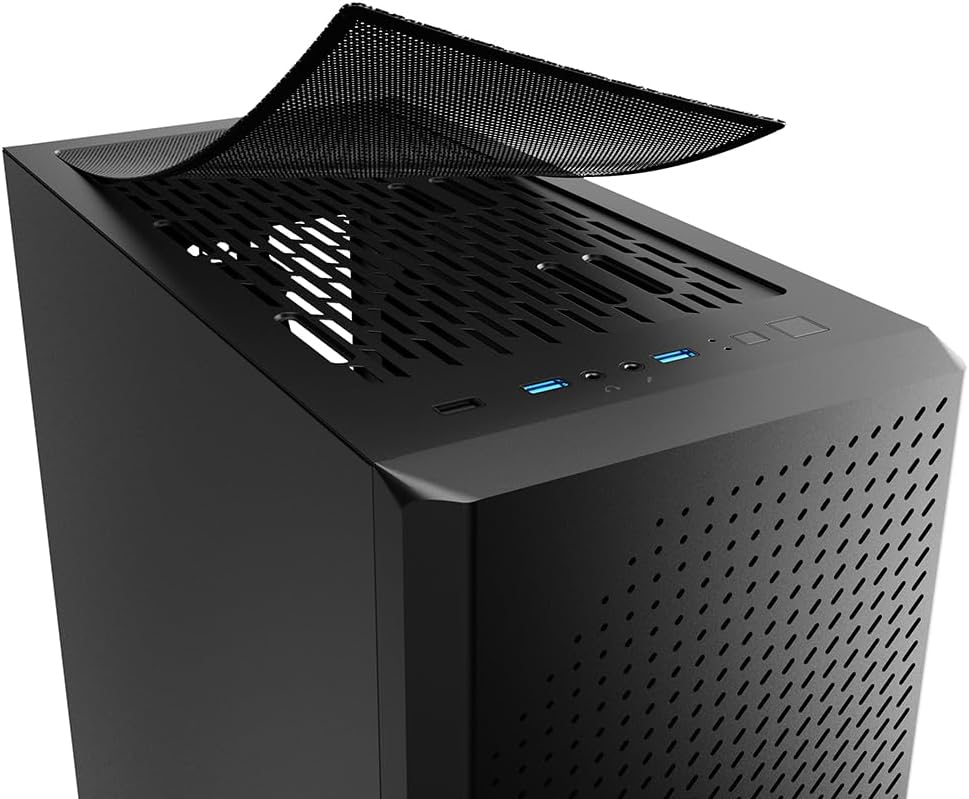Sharkoon VS9 Midi ATX PC Gehäuse, schwarz
