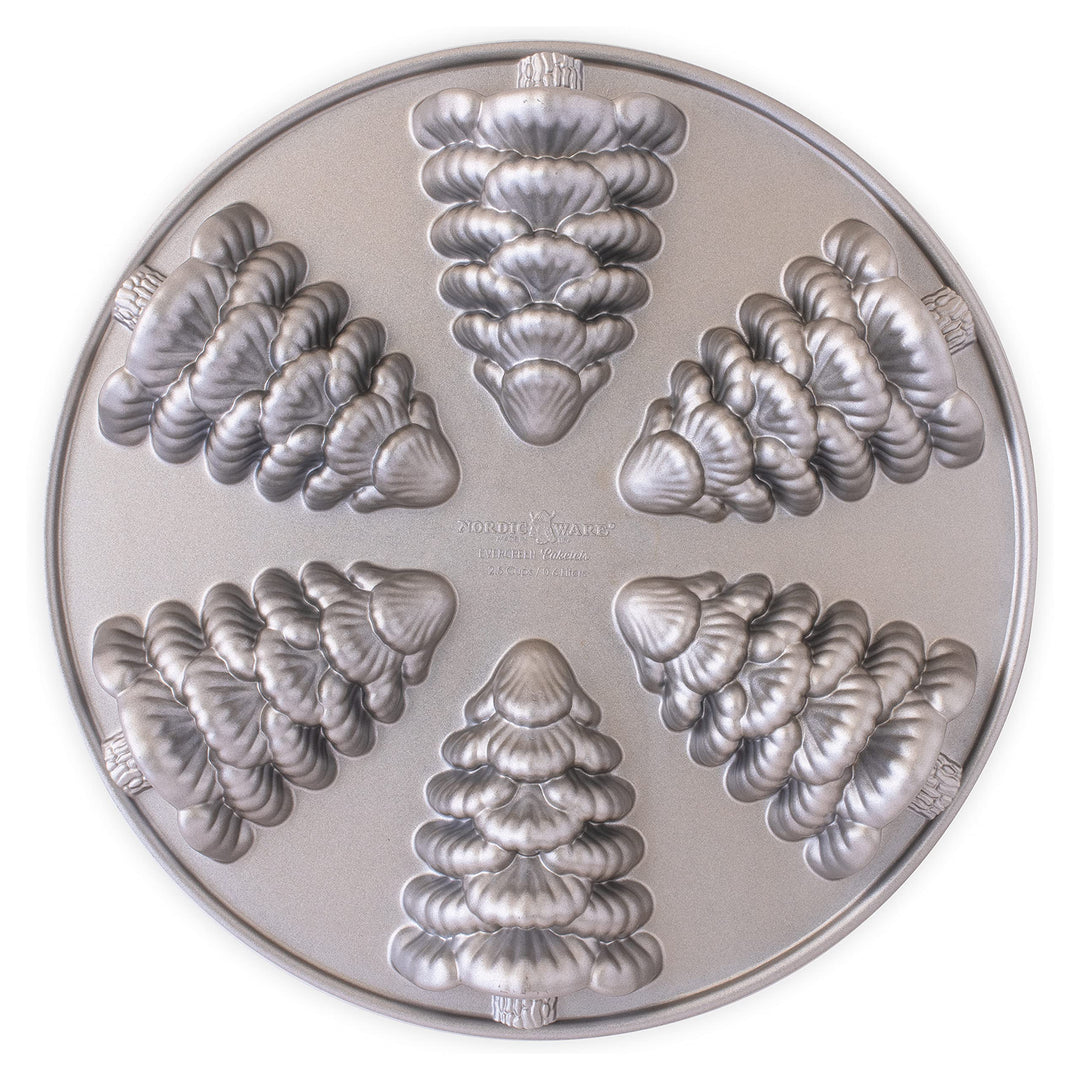 Nordic Ware Cakelet-Pfanne, 2,5 Tassen, silberfarben