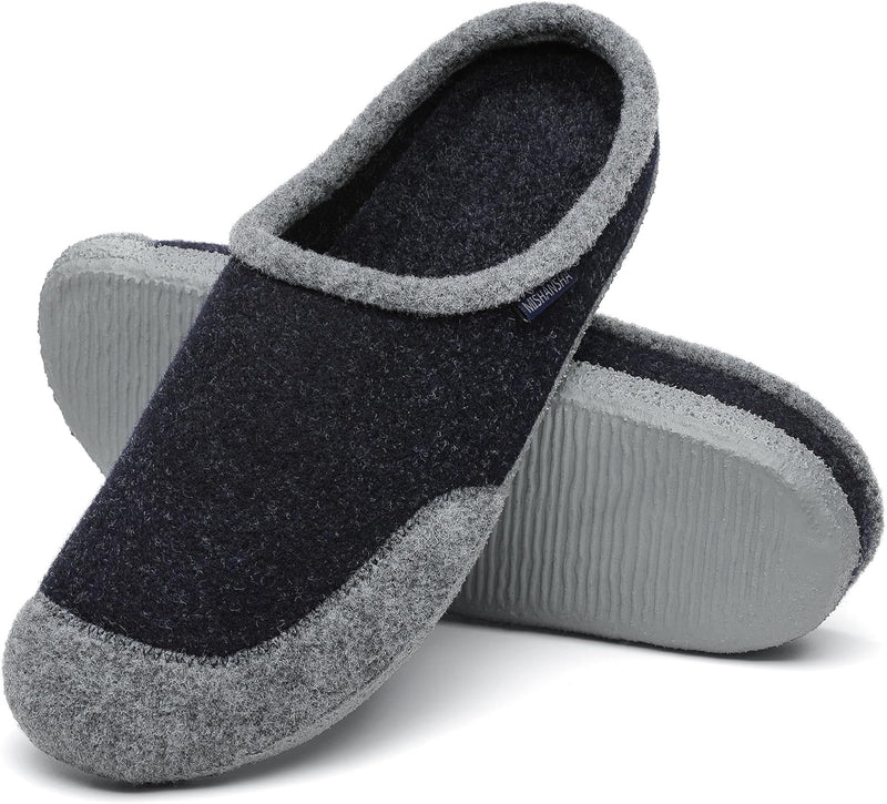 Mishansha Herren Damen Winter Wärme Hausschuhe Memory Foam Plüsch Pantoffeln Home Rutschfest Slipper