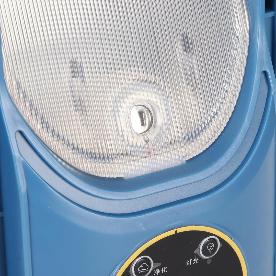 Flügelloser Tischventilator, Flügelloser Ventilator mit USB-betriebenem LED-Licht, 6 Geschwindigkeit