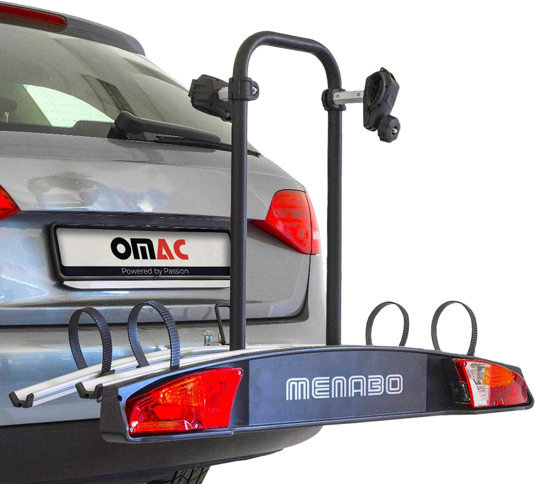 Menabo Fahrradträger Merak S Anhängerkupplung Heckträger 2 Fahrräder | Heckträger Fahrrad Faltbar Ab