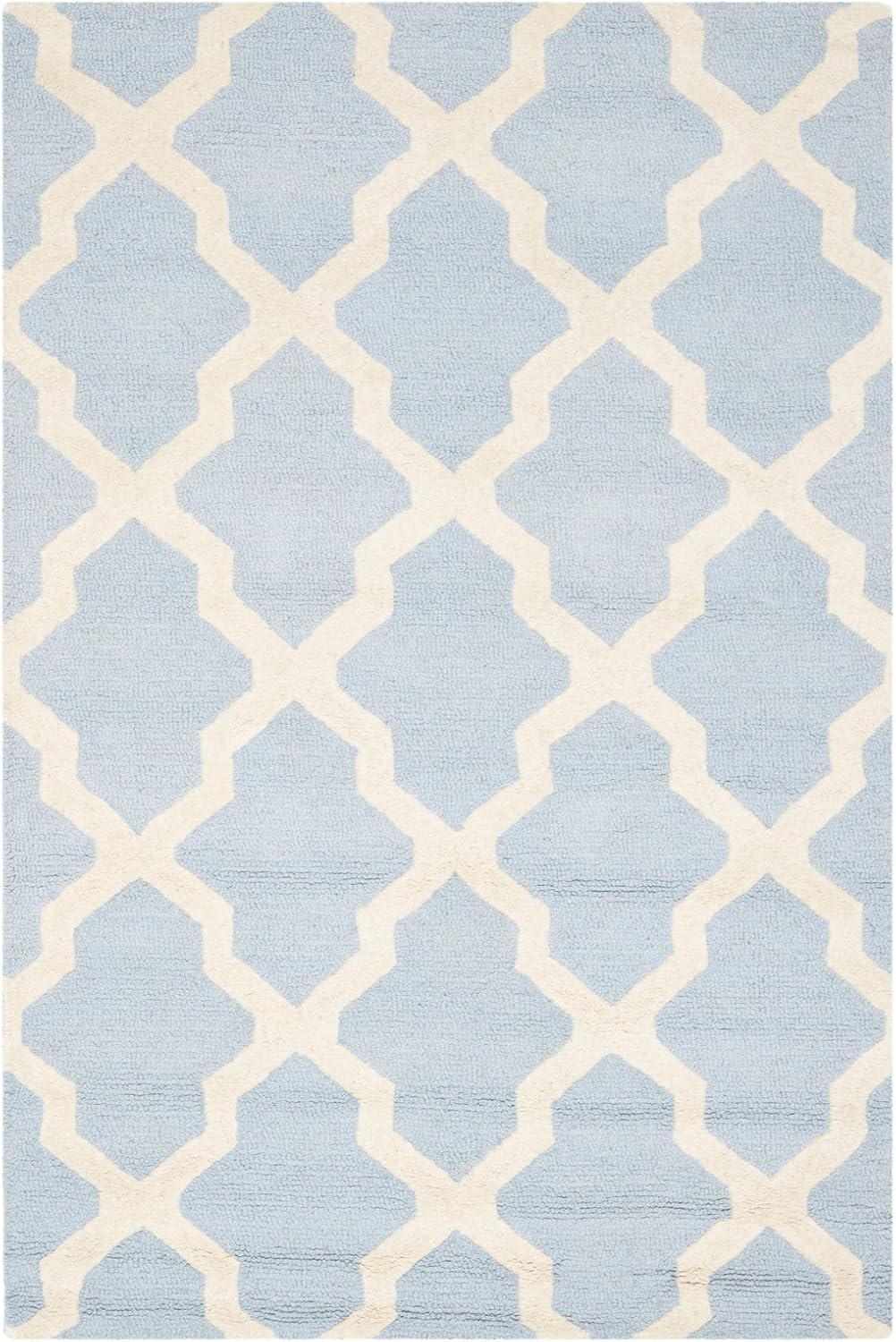 SAFAVIEH Spalier Teppich für Wohnzimmer, Esszimmer, Schlafzimmer - Cambridge Collection, Kurzer Flor