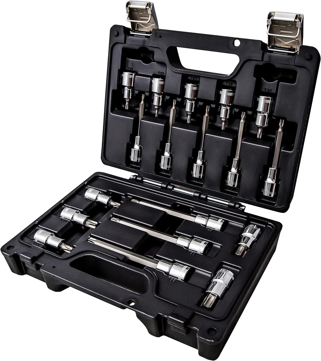 Beta 923E-TX/C18 - Steckschlüsselsatz, 18teilig, für Torx®-Schrauben (Art. 923TX), im Kasten Vorgäng