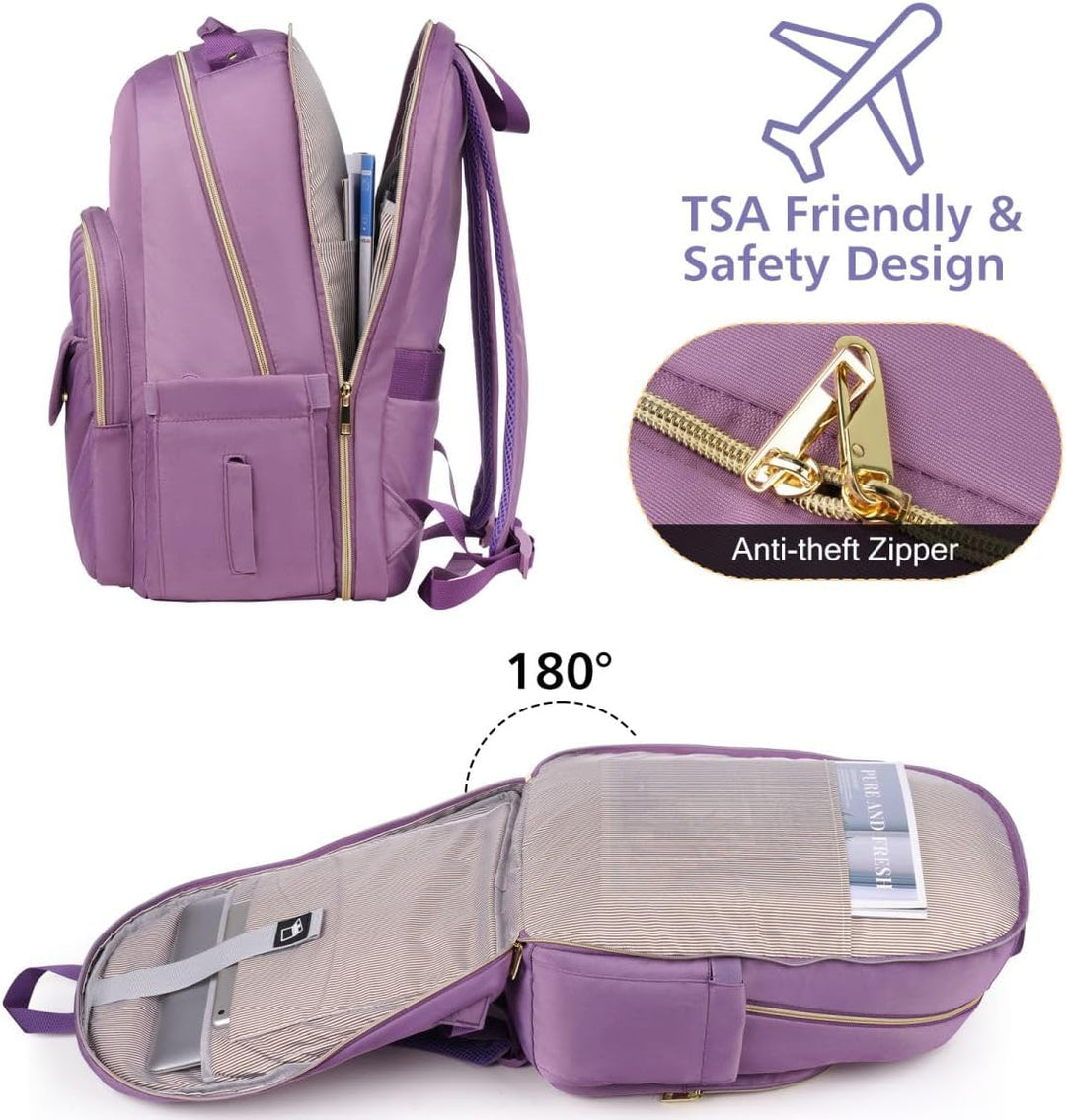 Schulrucksack Mädchen Teenager Laptop Rucksack Damen,Schulranzen Frauen Schule für Universität Studi