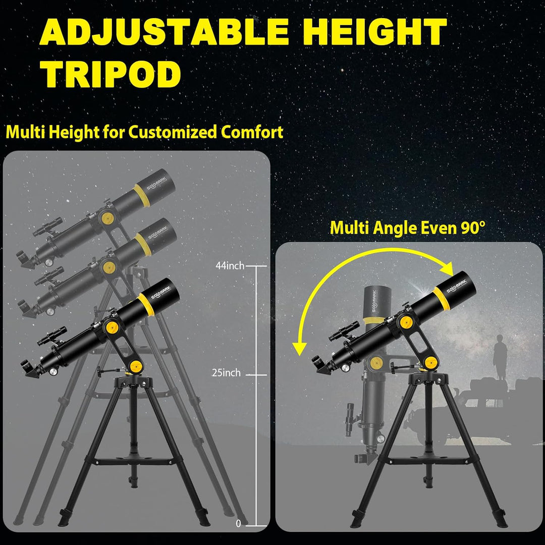 Teleskop, Teleskope für Erwachsene, professionelle Astronomie, 90 mm Öffnung, 700 mm Hochleistungste