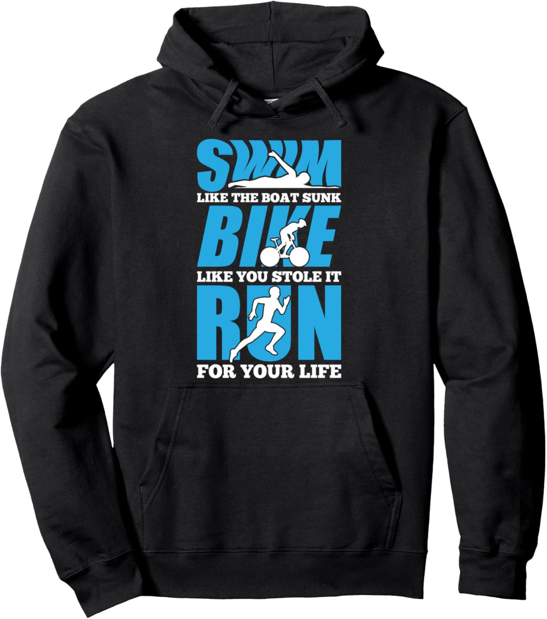 Schwimmen Sie wie das Boot, Sonnenrad, wie Sie es für das Leben gestohlen haben Pullover Hoodie