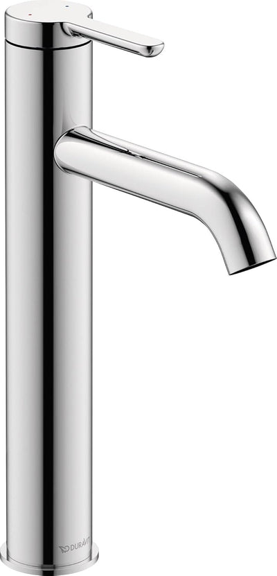 Duravit C.1 Waschtischarmatur, Grösse L (Auslauf Höhe 173 mm). Wasserhahn Bad in Chrom L ohne