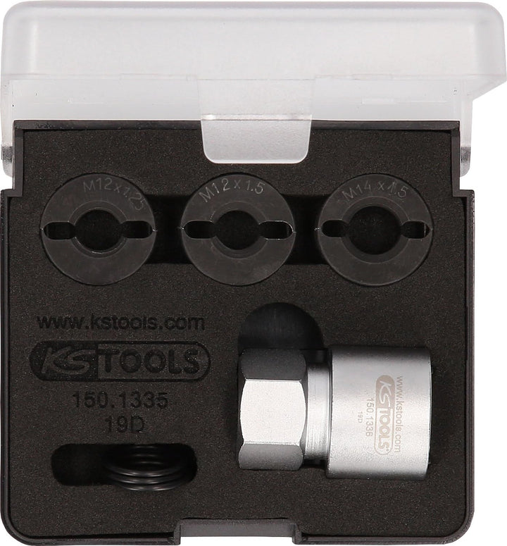 KS Tools 150.1335 Radbolzen-Gewindereparatur-Satz, 4-teilig