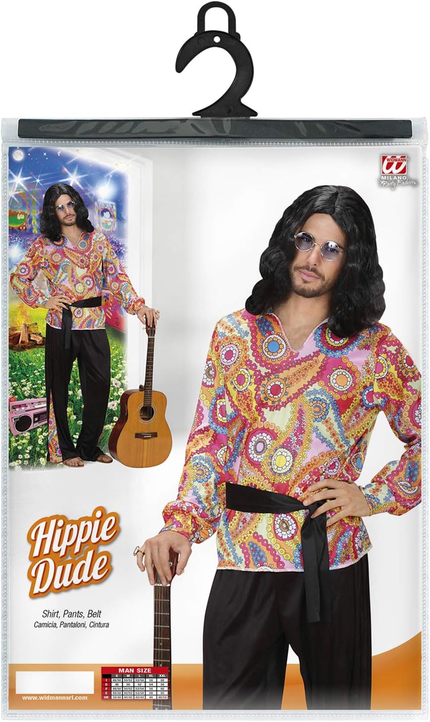 "HIPPIE DUDE" (shirt, pants, belt) - (XXL), XXL