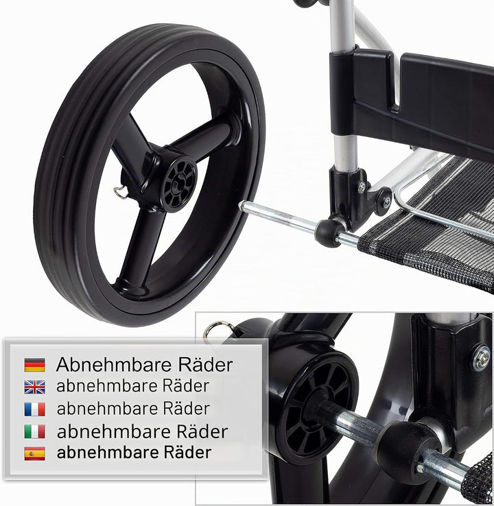 Andersen Shopper Royal mit 3-Speichenrad Alu klappbar mit Rad Ø 25cm und 51 Liter Tasche Mole